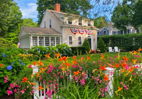 Main Street Cotuit July Garden